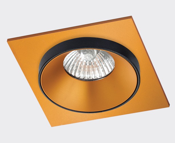 Встраиваемые потолочные светильники из металла Встраиваемый светильник Italline SOLO-SP01-Gold-gold-ring