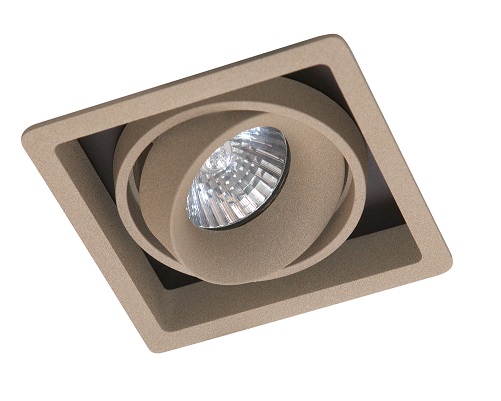 Встраиваемые потолочные светильники из металла Встраиваемый светильник Questlight CASTLE-1-LD- Champagne