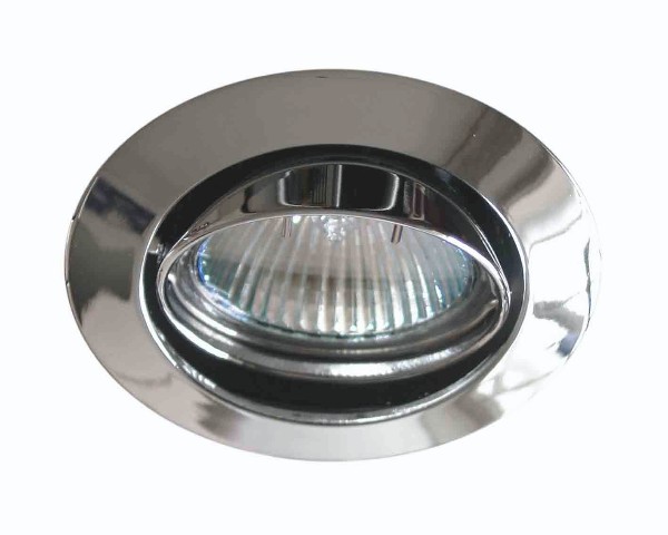Встраиваемые потолочные светильники из металла Встраиваемый светильник Oscaluz 0038-01-01-C поворотный, хром, MR16