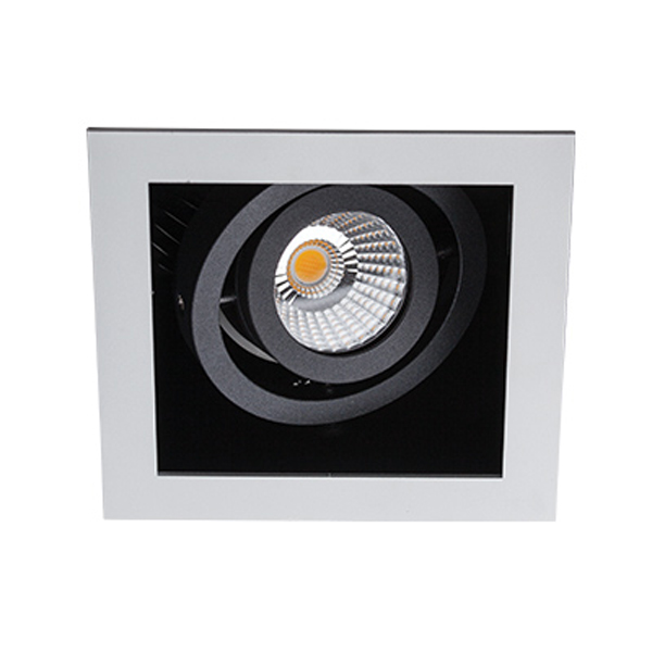 Светодиодные светильники для потолков и стен Встраиваемый светодиодный светильник Italline DL 3014 BLACK_WHITE диммируемый