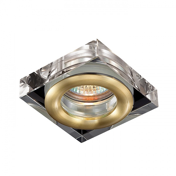 Светильники для ванных комнат 369882 NT14 290 матовое золото Встраиваемый светильник IP54 GX5.3 50W 12V AQUA