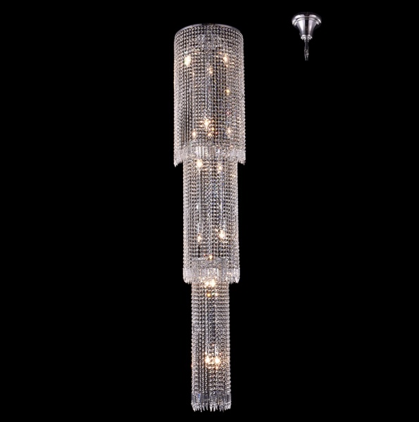 Люстры, подвесы хрусталь Светильник подвесной Crystal Lux ARCADA SP14 CHROME