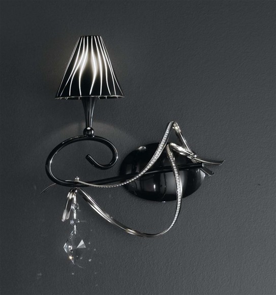 Настенно-потолочные светильники, бра Бра Masca 1831.A1S Chic black